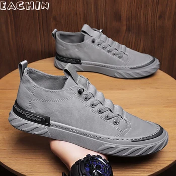 EACHIN Bărbați Adidași de Moda Pantofi de Panza Respirabil Confortabil Sport Pantofi sport Barbati Pantofi de Mers pe jos în aer liber Coș Pantofi Noi