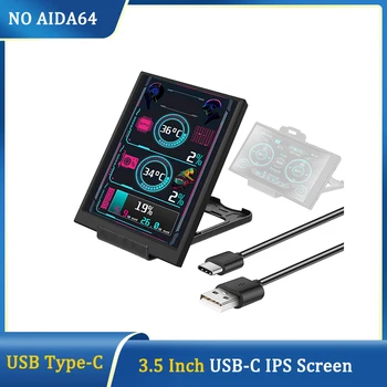 3.5-Inch IPS Tip Display-C Secundar Ecran USB Display pentru Computer CPU GPU RAM HDD Monitor NU AIDA64