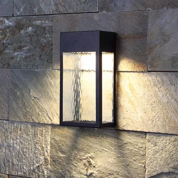 Exterior impermeabil lampă de perete modernă și simplă inducție lumina pentru ușa de la intrare vilă cu grădină în aer liber lampa de perete balcon