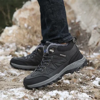Încălzit din piele adevărată drumeții accesoriu drumeții om de mers pe jos pantofi pantofi pentru bărbați adidași sport colectia de sănătate formatori boti YDX1