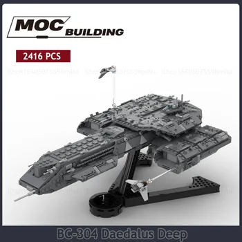 UCS BC-304 MOC Bloc Daedalus Spațiu Adânc Purtător de Tehnologie Cărămizi Aeronave Asamblare DIY Jucarii Model de Afișare Cadouri