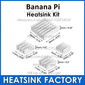 10sets(40 buc) DIY Cooler Aluminiu Radiatoare radiator kit Pentru Banana Pi