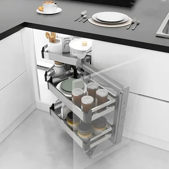 Noua Fabrica Direct Bucătărie, Cabinet de Stocare Accesorii Sertar Soft Close Magic Corner Pull-out Folosi 390mm Cabinet mare Pull-out