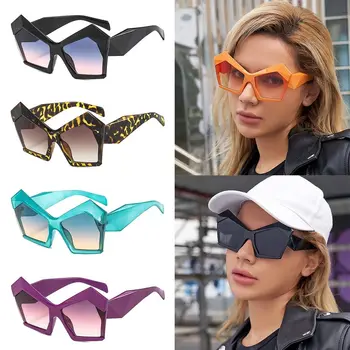 Plin de farmec pentru Femei Ochi de Pisică Fluture ochelari de Soare la Modă Protecție UV400 Gradient Catwalk Ochelari de Soare Ochelari pentru Femei și Bărbați