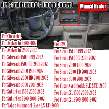 Electronic de climatizare Ctrl Modulul Frontal Modulul de Control HVAC 599-218 Pentru Chevy Pentru Silverado 1500 1999-2002 Piese de Interior