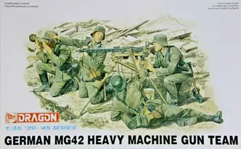 Dragon Modele 6064 scară germană precizie un mg42 mitralieră Grea echipa 1/35