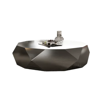 Lumina de Lux Living Casa Nou Stil Industrial Speciale din Oțel Inoxidabil în Formă de Creatie rotund Minimalist, Masă de Cafea