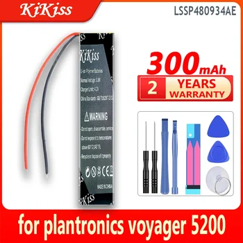KiKiss Baterie LSSP480934AE (480834 (2 linii)) 300mAh pentru plantronics voyager 5200 LSSP480934AE Bateria de Mare Capacitate