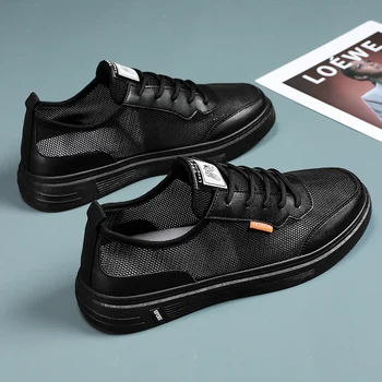 Vara Casual Sneaker Zbura Țesute Bărbați Respirabil Adidași Hollow Out Ochiurilor la Modă Toate-meci Non-alunecare Confortabil Pantofi de Lumină 2023