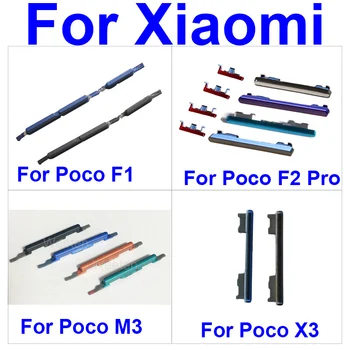 Putere On/Off, Buton Lateral Pentru Xiaomi Poco F1 F2 F3 M3 X3 Volumul Audio De Control Lateral Cheie Buton Reparatii Piese De Schimb
