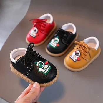 Copilul Mic Pantofi de Piele Nou Tip 0-2 Ani Băieți și Fete de Mers pe jos Pantofi cu Talpă Moale Casual din Piele Pantofi Lista