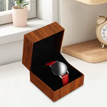 Un singur Ceas de Depozitare Cutie de Cadou Caz Portabile de Lux cu Perna Caseta de Bijuterii pentru a Călători Ziua Îndrăgostiților, Ziua Mamei, Ziua