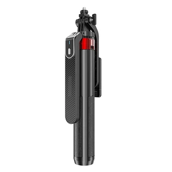 P185 Aliaj De Aluminiu De 1,6 M Stabilizator Handheld Podea Telescopic Pol Quadrupod Telefon Mobil Bluetooth Selfie Stick-Un Ușor De Instalare