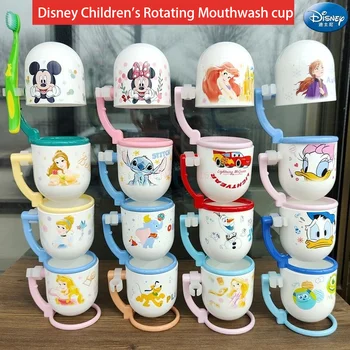 Disney pentru Copii Rotație apa de Gura Ceasca de Start Drăguț Rezistent la Impact Clătiți Cana Pentru Periuta de dinti pentru Copii Cana de Apa Ridicata