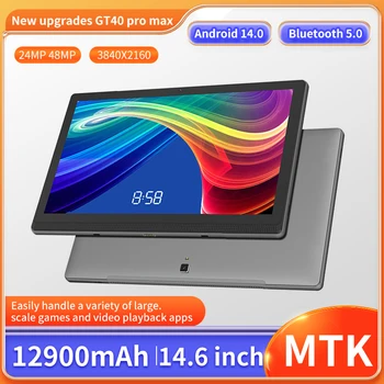 Tableta PC Android 14.0 14 inch 2023 Noi GT40 16GB+1TB Google Play dual SIM GPS WIFI Gaming Office Global Edition