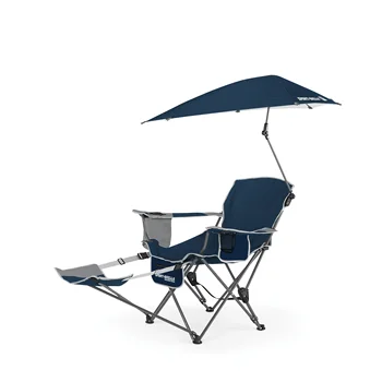Sport-Brella Albastru Camping Scaun, cu fixare Pe parasolar