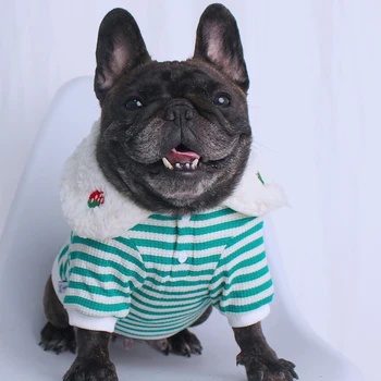 Gros și Cald Pug Câine Îmbrăcăminte de Iarnă Bulldog francez de Haine de Blana Jacheta West Highland White Terrier-ul Francezilor Costum de Câine