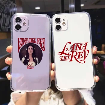 Lana Del Rey Cantareata Poster Clar Caz de Telefon Pentru Samsung GalaxyS20 S21 S30 FE Lite Plus A21 A51S Note20 Coajă Transparent