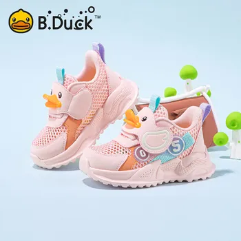 B. Duck Sport Copii Pantofi De Moda Ochiurilor De Plasă Respirabil Băieți Adidași De Primavara Toamna Pentru Copii Fete Pantofi De Alergare În Aer Liber