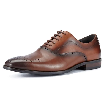 De Vânzare la cald Stil Clasic din Piele Pantofi Oxford pentru Barbati Strat Durabil de Sus piele de Vacă Pantofi eleganți