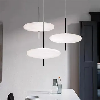 Astep Pandantiv Lampă Restaurant Designer agățat lampă albă Bar Simplu creativ Lumini de bucătărie, dormitoare, decoratiuni lumina