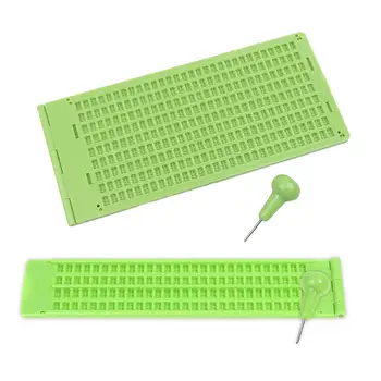 Braille Scris Ardezie cu Stylus Braille Ardezie Kit Practice Braille Instrument de Învățare Kit pentru Incepatori Școală pentru Adulți Acasă Practică
