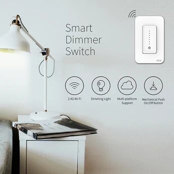120v 50-60hz Lumină Inteligent Dimmer Switch Hub Nu este Necesar intrerupator Pentru Alexa Acasă Graffiti Dimmer Switch Comutator