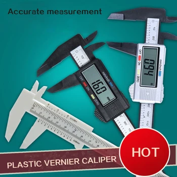 Afișaj Digital Electronic de Mare precizie de Plastic Șubler cu Vernier Bijuterii Mici 0-150MM Portabile de Măsurare Conducător Instrument