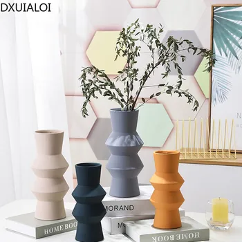 Nordic minimalist modern de personalitate de vaza ceramica decor acasă ornamente creative moale decor acasă accesorii DXUIALOI