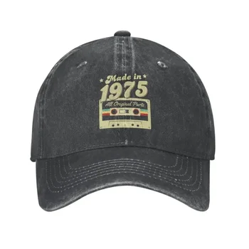 Personalizat de Bumbac Făcut În 1975 Casetă Șapcă de Baseball Bărbați Femei Respirabil 48 de Ani de-a 48-Cadou de Ziua Tatălui Pălărie Sport