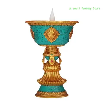 R3MA fara Fum LED-uri Buddha Lampa Budist Reîncărcabilă Titularul Decoratiuni Acasă