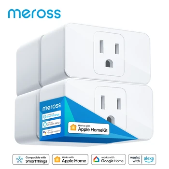 Meross Homekit Smart Plug Mini WiFi, Socket 15A NE Plug Voce APP Control de la Distanță de Sprijin Alexa Google Asistent SmartThings
