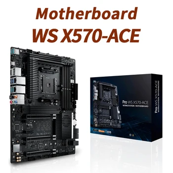 Pro WS X570-AS AMD X570 Placa de baza PCI-E 4.0 M. 2 128GB DDR4 Placa de baza PCIe 4.0 X16 Crossfire