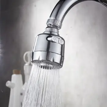 Două viteze reglabile robinet, universal aerator, de economisire a apei, sub presiune, duze de duș, splash-dovada robinet