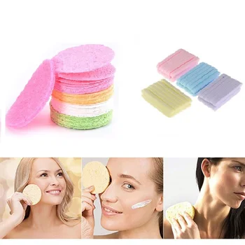 5/10pc Moi Faciale Tampon de Curățare Facial Spălare Curățare Comprimat Demachiant Burete Puf Exfoliant Facial de Curățare Burete Pad