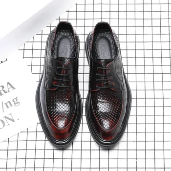 2023 Barbati Pantofi Formale Rochie Casual Din Piele De Afaceri De Nunta Mocasini Designer Bocanc Office Shoes