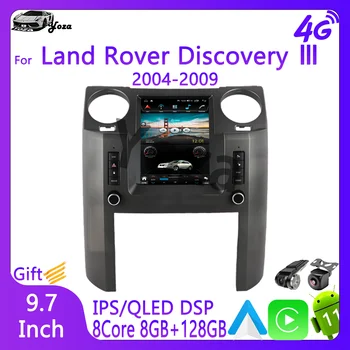 Yoza Carplay Radio Auto Pentru Land Rover Discovery ⅲ 2004-2009 Android11 Tesla Ecranul Player Multimedia Navigatie GPS Cadou Instrumente