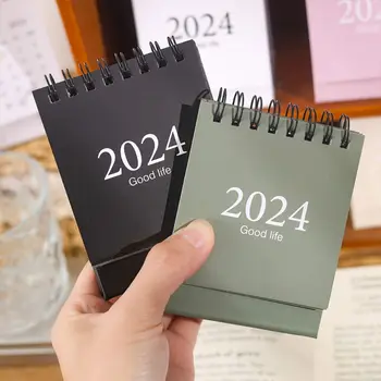 Simplu Creativ În Picioare Flip Calendar 2024 Agendă Anual Pentru Planificarea Organizarea De Programul De Zi Cu Zi