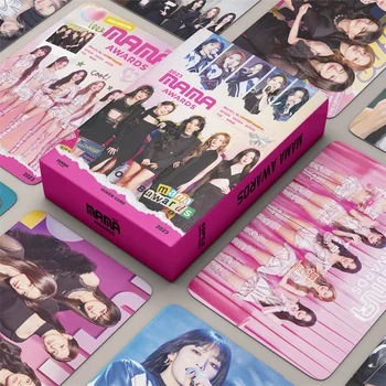 55pcs/set Kpop GIDLE 2023 MAMA PREMII Lomo Carduri (G)I-DLE Album Fetele Ard Fotografie Carte Poștală Fanii Cadou Yuqi Soyeon MINNIE