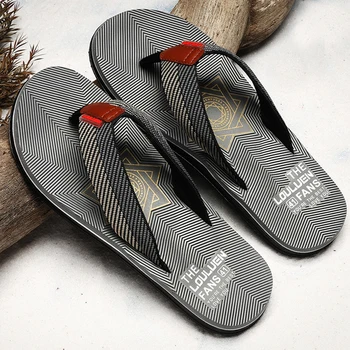 Moda Papuci de casă pentru Bărbați papuci de Vara, Sandale de Plajă Non-alunecare Pantofi Casual Plat, Papuci de Casă Interior Pantofi Pentru Bărbați în aer liber cc5