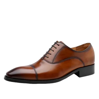 Brand de lux de Designer pentru Bărbați Pantofi Derby din Piele de Afaceri Rochie Formale Oxfords Domn Pantofi de Nunta Handmade Mocasini