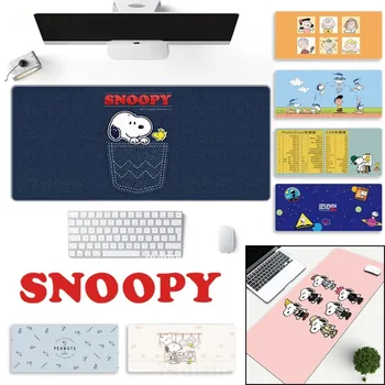 Snoopy Birou Rogojini Mouse Pad Tastatură Mare Desene animate Calculator Anti-alunecare Birou Drăguț Anime Femei Student Laptop Moale Acasă Tabelul Mat