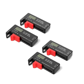 4 Bucata Baterie Tester AA AAA Capacitatea Bateriei Indicator de Tensiune Metru de Monitor Detector