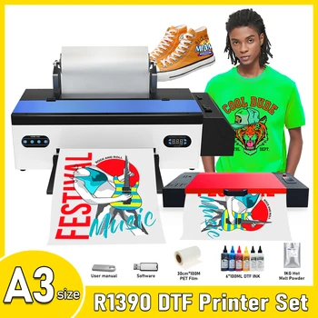 A3 DTF Printer R1390 tricou Imprimantă a3 DTF impresora A3 DTF Imprimantei Pentru Imprimare T-Shirt, Blugi, Hanorace dtf imprimanta a3