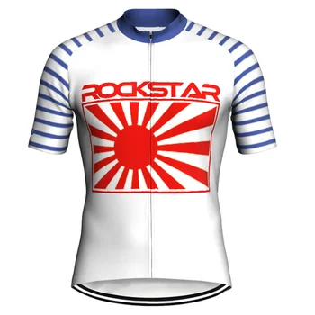 Japonia în aer Liber, Ciclism Jersey cu Bicicleta MTB îmbrăca Haina Respirabil Scurtă Tricou Moda Barbati Poliester de Vară Sport Top