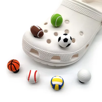 Noi 3D Stereo Mingea Gaura Pantofi de Decorare Accesorii Pantofi Pantofi de Flori Butoane Creative de Fotbal, Basket, Volei