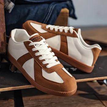 2022 Primăvară Germania Stil Mocasini Casual Moda Formare Pantofi din Piele coreea All-meci Pantofi pentru Barbati Brand de Lux Barbati Adidasi