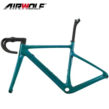 Airwolf T1100 Cadru Carbon Road 700*40c Carbon Cadru Bicicleta Road Bike Cadru 142*12mm Carbon Disc Frana Bicicleta Frameset