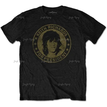Keith Richards Muzica Rock Tee T-Shirt Mens Bootleg Bărbați Femei Supradimensionat Unisex