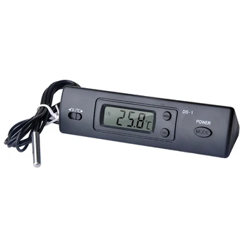 Mini Termometru Electronic Digital Multifuncțional în aer liber Termometru Termometru Auto de Interior cu Sonda Timp de Afișare a Temperaturii